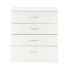 FCH Modern Simple 4-Drawer Dresser White