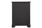 Grace Traditional Style 5-Drawer Chest Made with wood in Gray