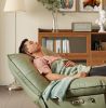 smart multifunction recliner chair electric yellow