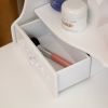 LED Single Mirror 4 Drawer Dresser White