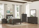 Classic Louis Philippe Style Stained Gray Finish 1pc Chest of 5x Drawers Traditional Design Bedroom Furniture