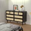 Wood Storage Chest of Drawers (Swiship-Ship)/Prohibited by WalMart.